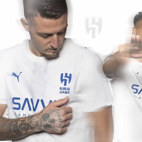 تيشرت الهلال ابيض بوما