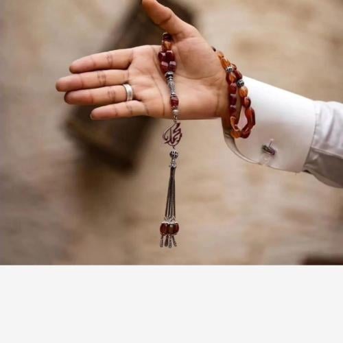 سبحه رجاليه حجري بالاسم