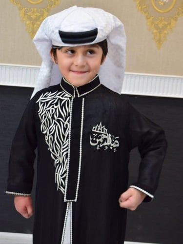 دقله ولادي تطريز فضي