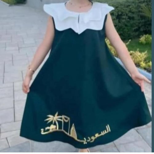 فساتين اليوم الوطني بي عبارات السعوديه تطريز خراز