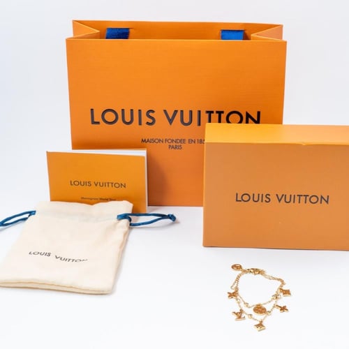 سوار LV Elegant ذهبي