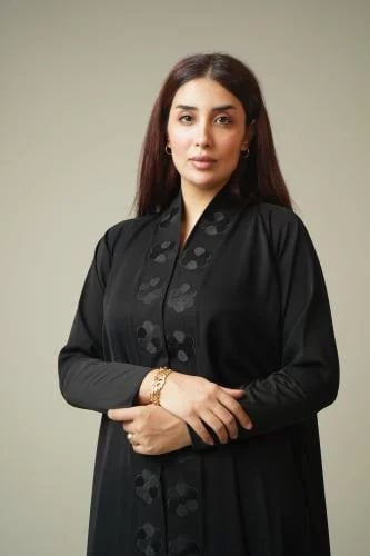 عباية قماش انترنت دبل كلوش كم استرتش