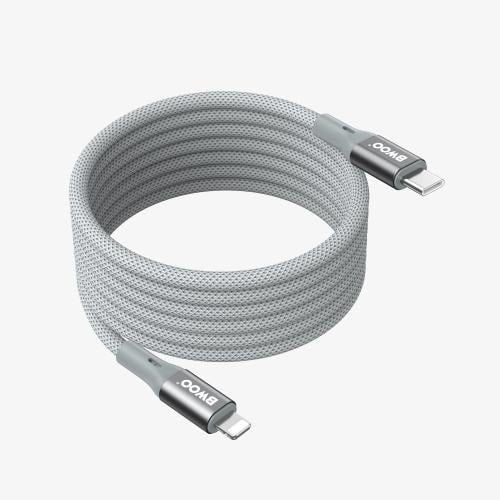 Magnetic USB-C to Lightning cable for fast charging 27 watts