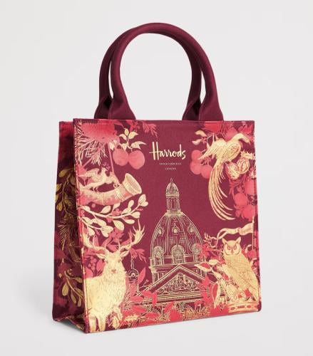 Harrods Red Garden bags