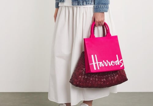 حقيبة هارودز صيفيه