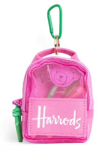 Harrods backpack keyring