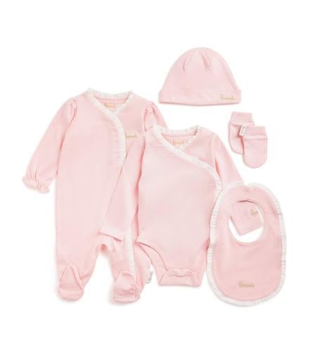 Harrods pink baby set