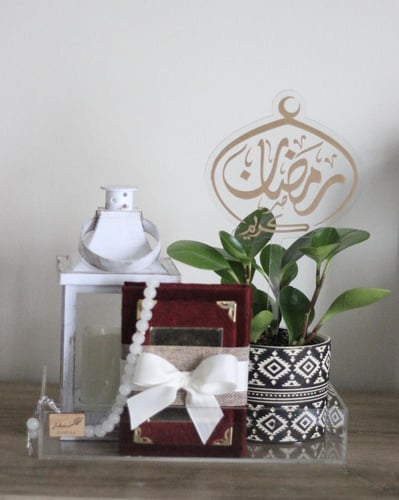 إهداء رمضاني - أصيص زخارف إسلامية