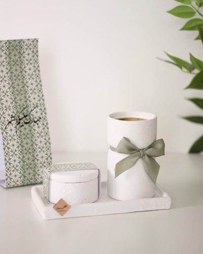 طقم مبخرة و علبة بخور