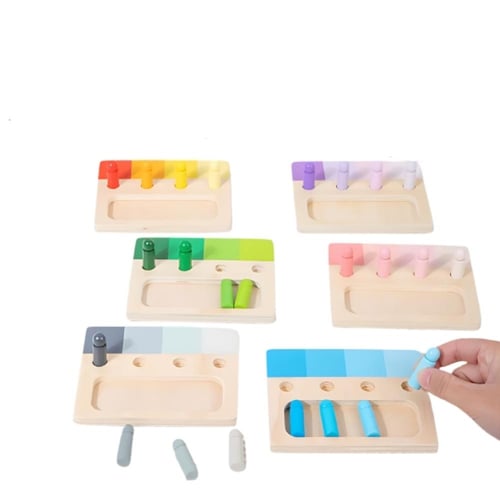 لعبة منتسوري تطابق تدرجات الألوان