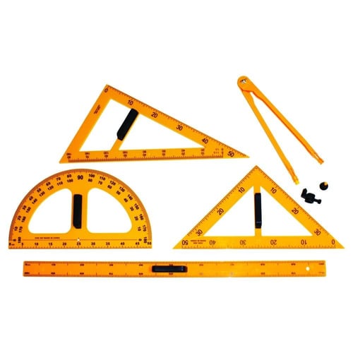 أدوات هندسية بحجم كبير