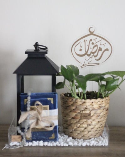 إهداء رمضاني - فانوس أسود كبير