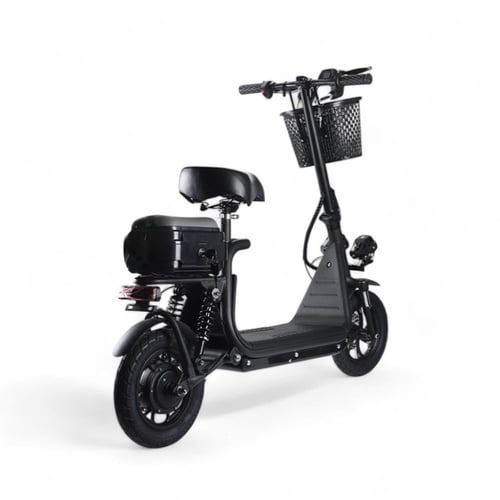 سكوتر كهربائي 48 فولت 800 واط بشنطة ومقعدين وسلة