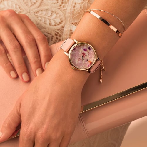 ساعة تايمكس كريستال بلوم كوارتز النسائية - TW2R663...