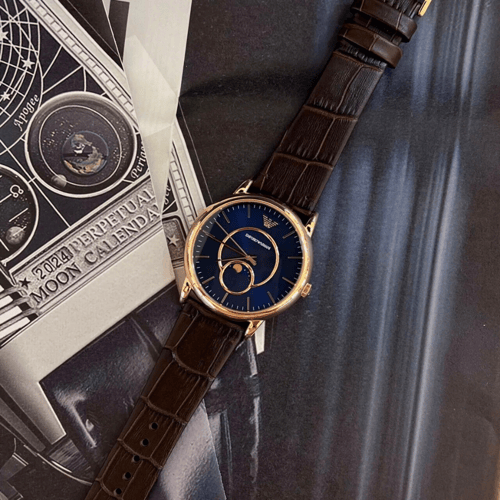 ساعة إمبوريو أرماني لويجي كوارتز رجالية - AR11566