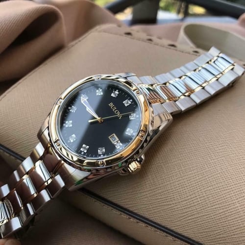 ساعة بولوفا دايموند كوارتز نسائية - 98D122