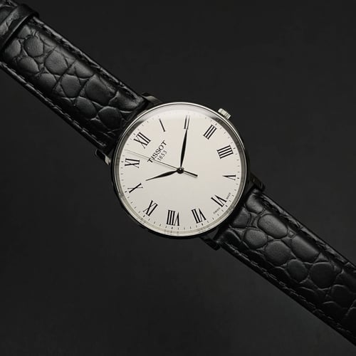 ساعة تيسو تي كلاسيك إفري تايم كوارتز رجالية – T143...