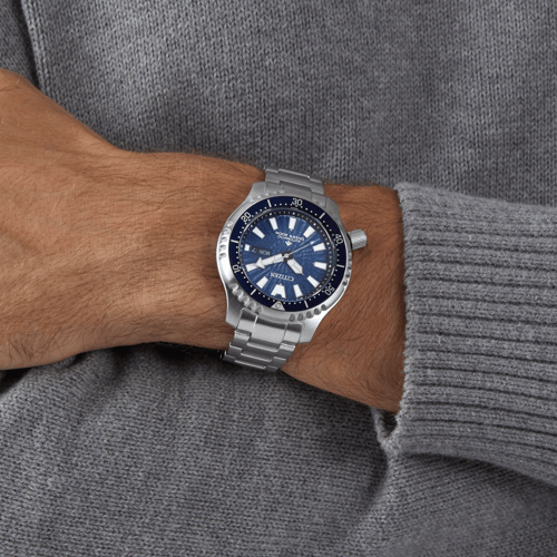 ساعة سيتيزن برو ماستر أوتوماتيكية رجالية - NY0136-...