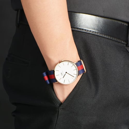 ساعة دانيال ويلينغتون كلاسيك أوكسفورد كوارتز رجالي...