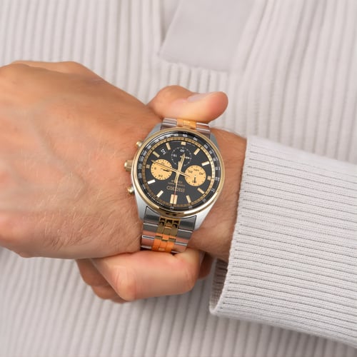 ساعة سيكو كرونوغراف كوارتز رجالية - SSB430P1