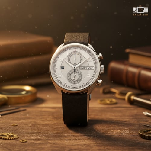 ساعة ماستر وركس كوارتز رجالية - MW17SUEDBKG0