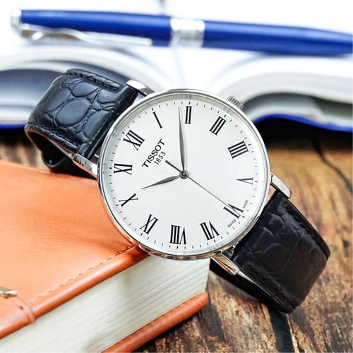 ساعة تيسو تي كلاسيك إفري تايم كوارتز رجالية – T143...