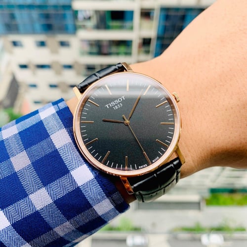 ساعة تيسو إفري تايم كوارتز رجالية - T1096103605100