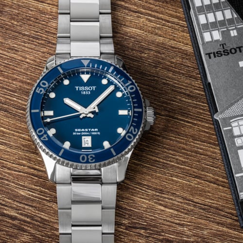 ساعة تيسو تي سبورت سي ستار كوارتز رجالية - T120.41...