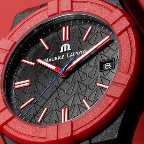 ساعة موريس لاكروا إيكون تايد كوارتز رجالية مع سوار...