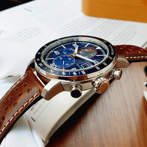 ساعة سيتيزن برايسن كرونوغراف إيكو درايف رجالية - C...