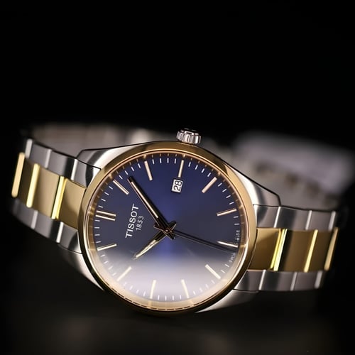 ساعة تيسو بي آر 100 كوارتز رجالية - T150.410.22.04...