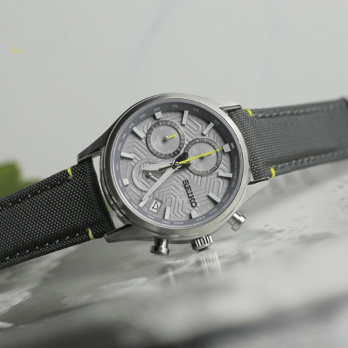 ساعة سيكو كونسبشوال كرونوغراف كوارتز رجالية - SSB4...