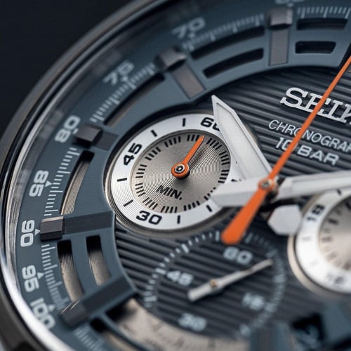 ساعة سيكو كرونوغراف كوارتز رجالية - SSB403P1