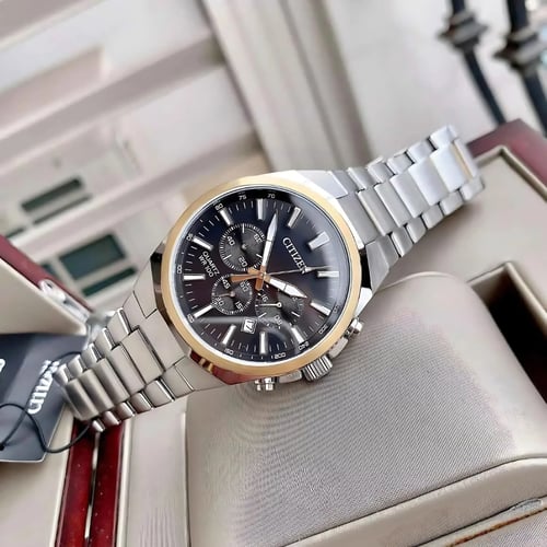 ساعة سيتيزن كرونوغراف كوارتز رجالية - AN8174-58E