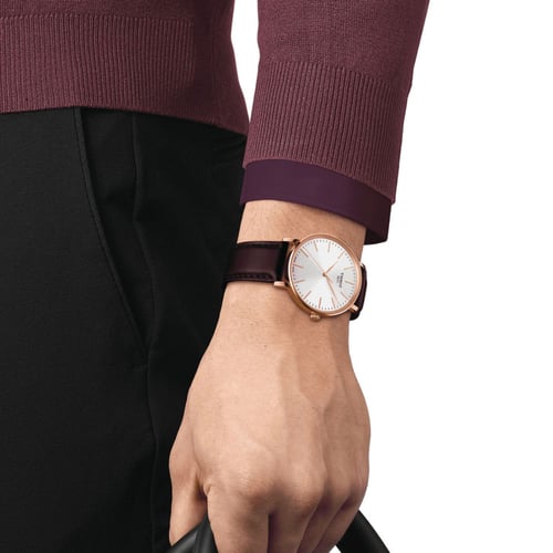 ساعة تيسو إيفري تايم كوارتز رجالية - T143.410.36.0...