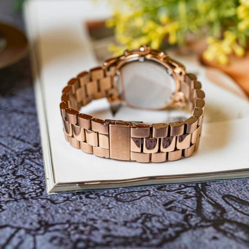 ساعة مايكل كورس رن واي كرونوغراف كوارتز نسائية – M...