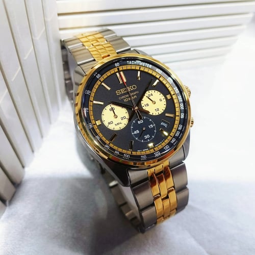 ساعة سيكو كرونوغراف كوارتز رجالية - SSB430P1