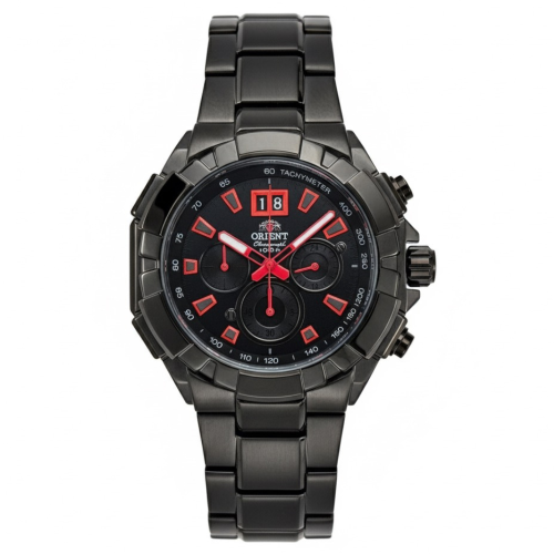 ساعة أورينت إنتربرايز كرونوغراف كوارتز رجالية - FT...