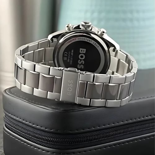 ساعة هوغو بوس رانر كرونوجراف كوارتز رجالية - 15141...