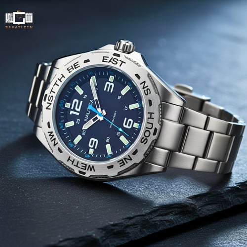 ساعة نوتيكا كلير ووتر بيتش كوارنز رجالية - NAPCWS3...