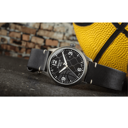 ساعة تيسو جنت 3X3 ستريت كوارتز رجالية مع سوار اضاف...