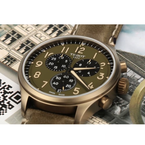 ساعة تيسو كرونو اكس ال كوارتز رجالية - T116.617.36...