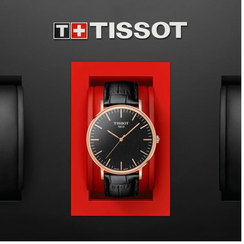 ساعة تيسو إفري تايم كوارتز رجالية - T1096103605100