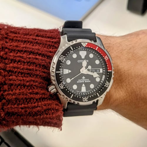 ساعة سيتيزن بروماستر أوتوماتيكية رجالية - NY0085-1...