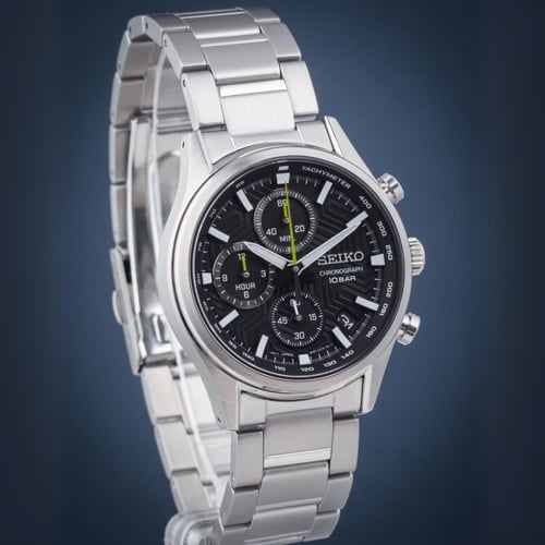 ساعة سيكو كرونوغراف كوارتز رجالية - SSB419P1