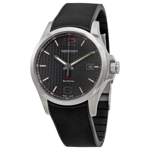 ساعة لونجين كونكويست في. اتش. بي كوارتز رجالية - L...