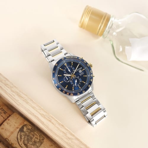 ساعة سيتيزن كرونوغراف كوارتز رجالية - AN3684-59L