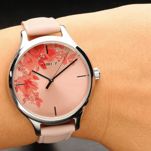 ساعة تايمكس كريستال بلوم كوارتز نسائية - TW2R66600