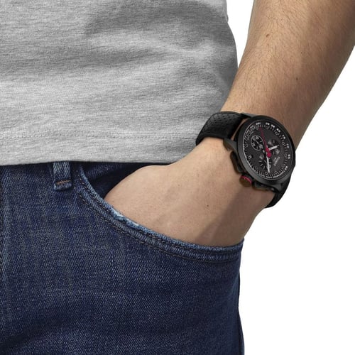 ساعة تيسو تي ريس كوارتز رجالية - T135.417.37.051.0...