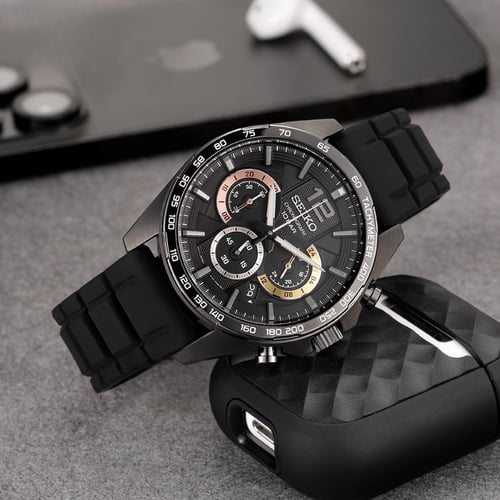 ساعة سيكو كرونوغراف كوارتز رجالية - SSB349P1
